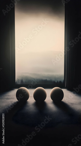 Photo Still Life Eggs Windo...