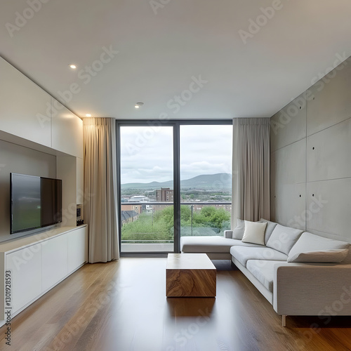 Photo Modern Living Room In...