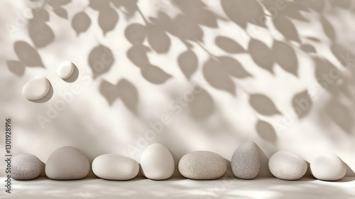 Serene Stones Abstract Back...