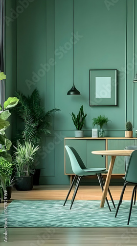 Illustration Green Dining R...