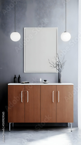 3D Illustration Bathroom In...