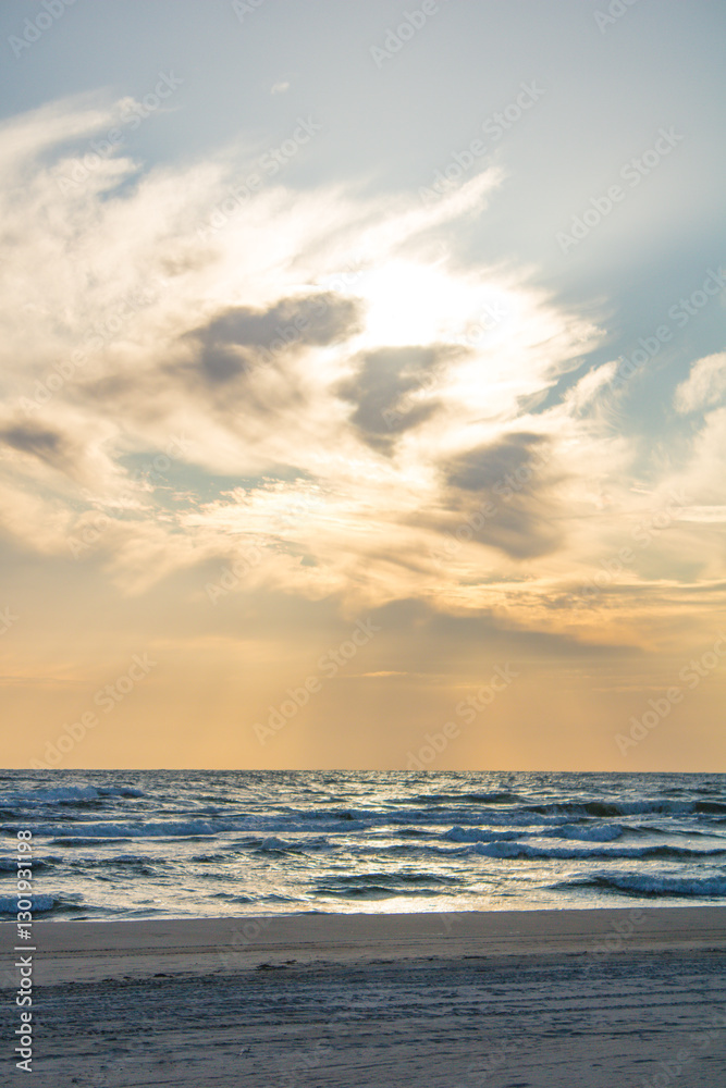 Fototapeta premium sunset on the beach