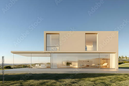 3D Illustration Modern Mini...