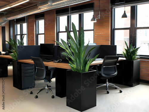 Photo Modern Office Interio...