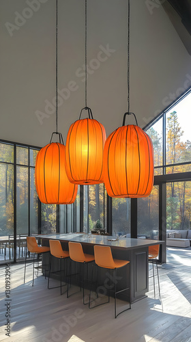 Orange Pendant Lights Inter...