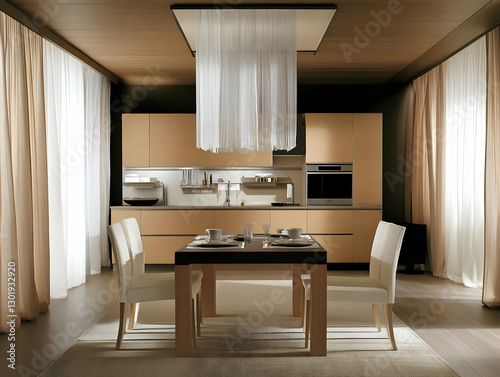 Modern Kitchen Interior Des...