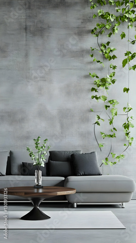 3D Illustration Modern Livi...
