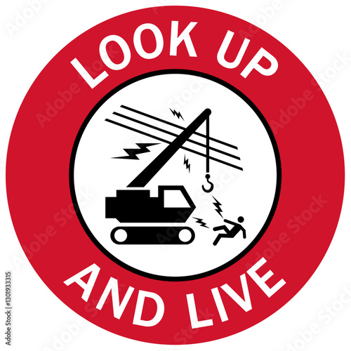 Crane operator qualified badge logo look up and live