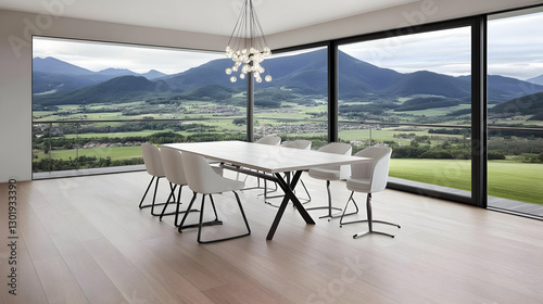 Modern Dining Room Illustra...