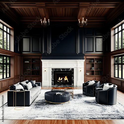 3D Illustration Luxurious L...