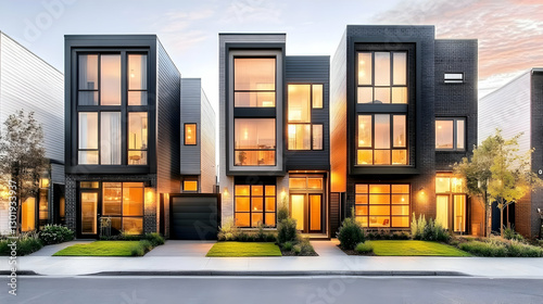 Photo Modern Townhouses Ext...