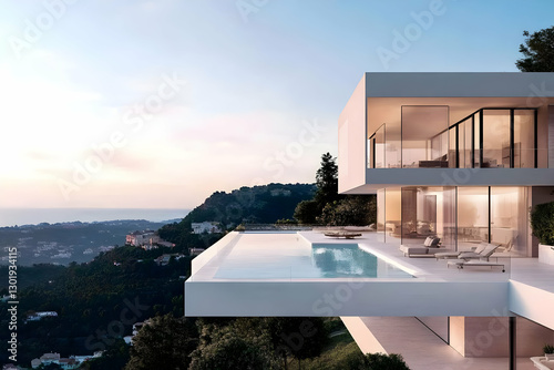 3D Illustration Modern Luxu...