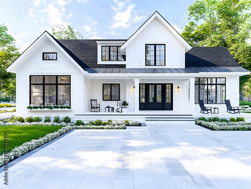Illustration Modern Farmhou...