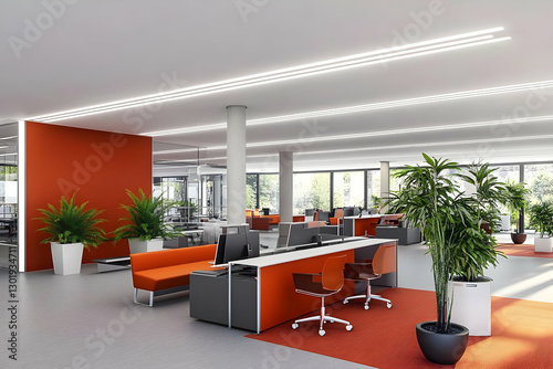 Modern Office Interior 3D I...