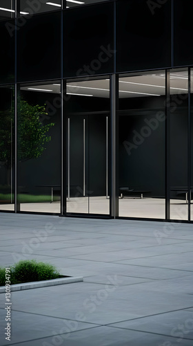 3D Illustration Modern Offi...