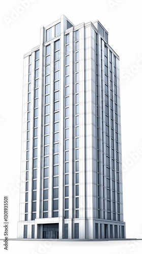 3D Illustration Modern Skys...