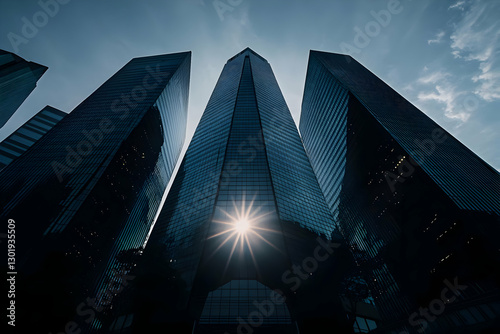 Photo Sun Star Modern Archi...