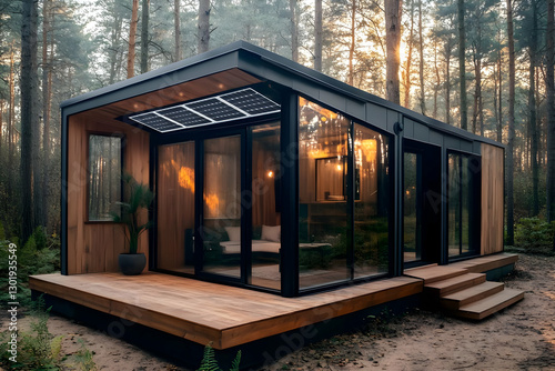 Photo - Modern Cabin in the...
