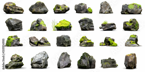 Realistic Image - Mossy Roc...