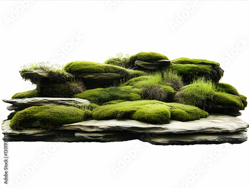 Photo Mossy Rocks Nature Gr...
