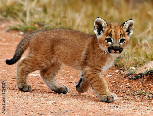 Photo Adorable Baby Cougar ...