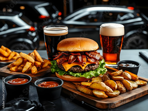 Photo Juicy Bacon Cheesebur...