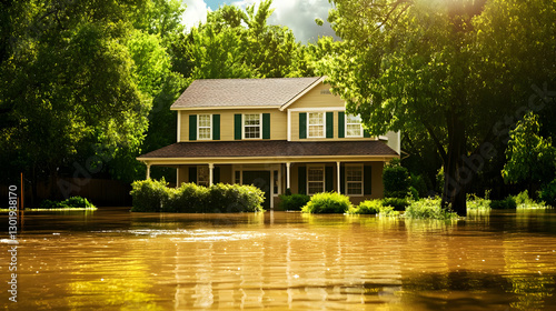Photo of Flooded House, Flo...