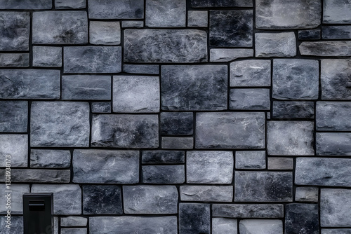 Photo - Dark Gray Stone Wal...