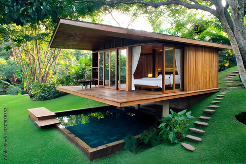 Photo - Tropical Paradise Bungalow, Pool, Lush Greenery, Tranquil Getaway