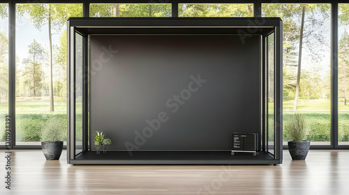Modern Minimalist Black Dis...