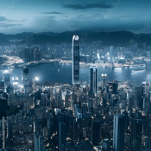 Photo - Cityscape at Night,...