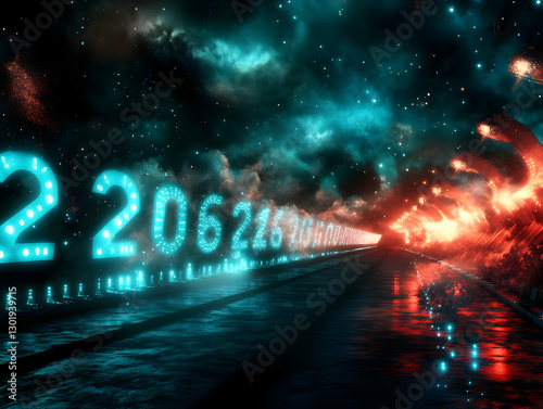 3D Illustration- Futuristic...