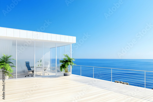 3D Illustration Modern Coas...