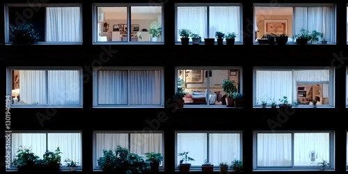 Photo Apartment Building Wi...