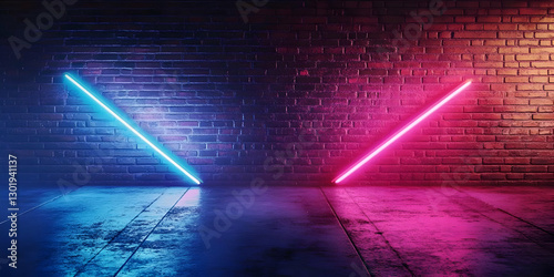 Neon Lights Background Illu...