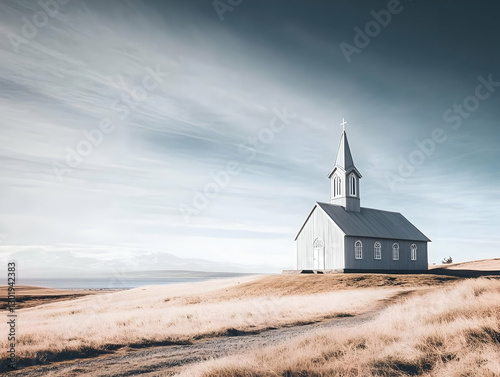 Photo: Serene Church Landsc...