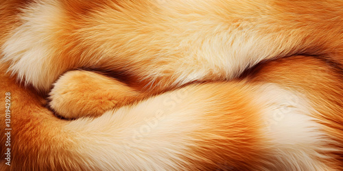 Photo - Soft Orange Fur Tex...