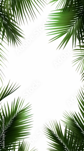 Tropical Palm Leaves Backgr...