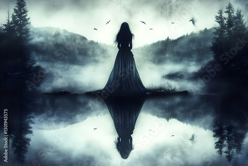 Illustration of Woman by La...