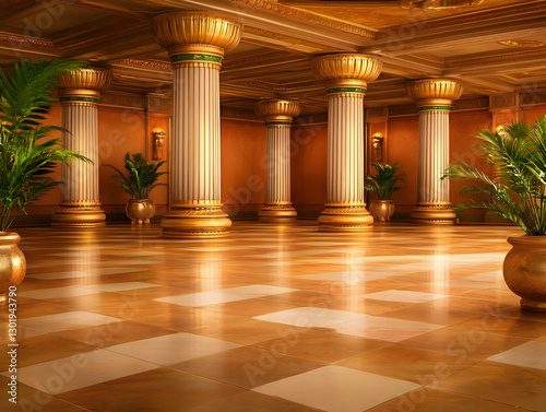 Illustration of Grand Hall ...