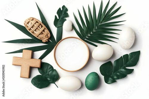 Photo: Easter Eggs, Cross, ...