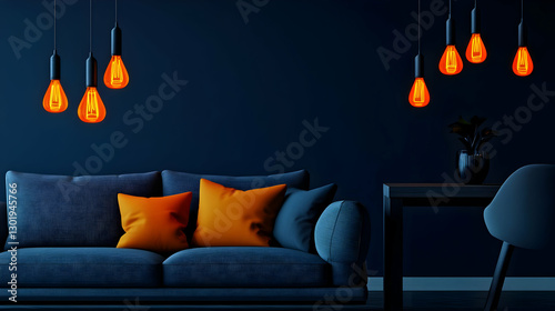 3D Illustration Cozy Living...