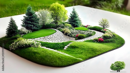 Illustration - Lush Green G...