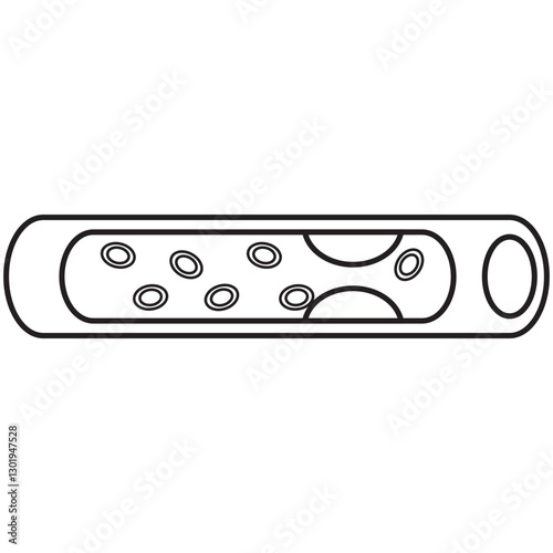 advance cholesterol palque line icon