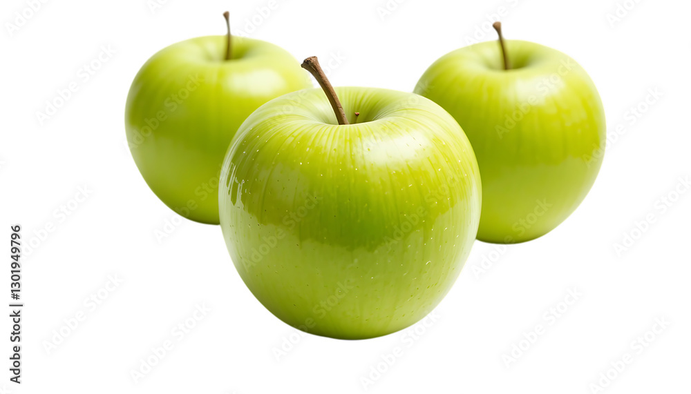 Delicious green apple png