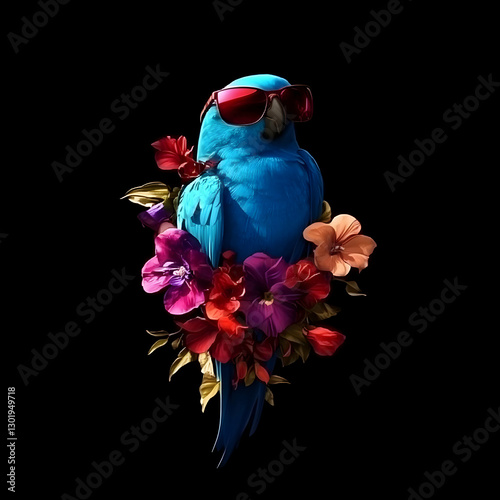 Illustration - Cool Blue Pa...