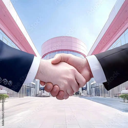Illustration - Business Han...