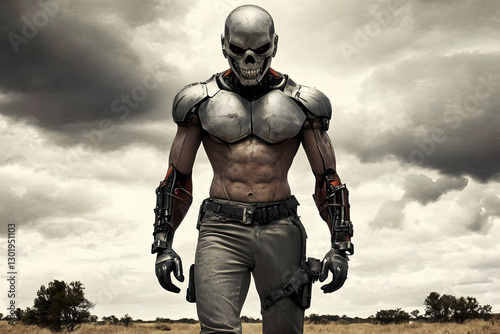 Cyborg Soldier Illustration...