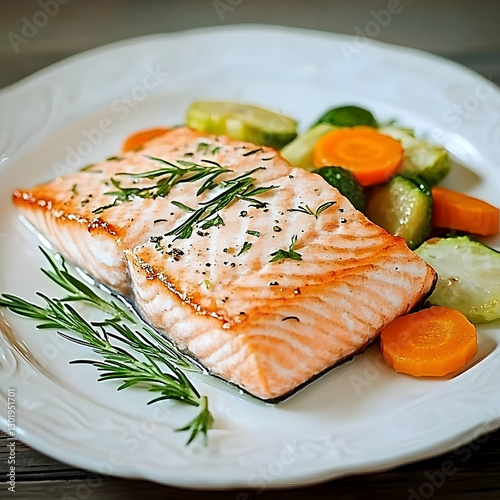 Photo: Grilled Salmon with ...