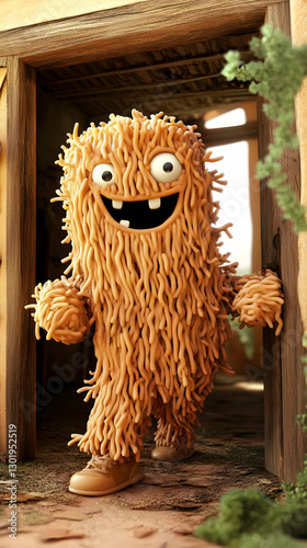 3D Illustration - Smiling F...